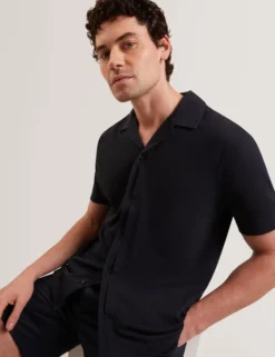 Relaxed Cotton Linen Button-Through Shirt