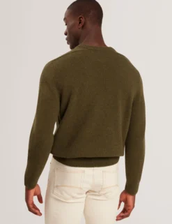Relaxed Fit Wool Rich Knit Sweater