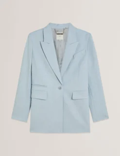 Relaxed Tailored Single Breasted Blazer