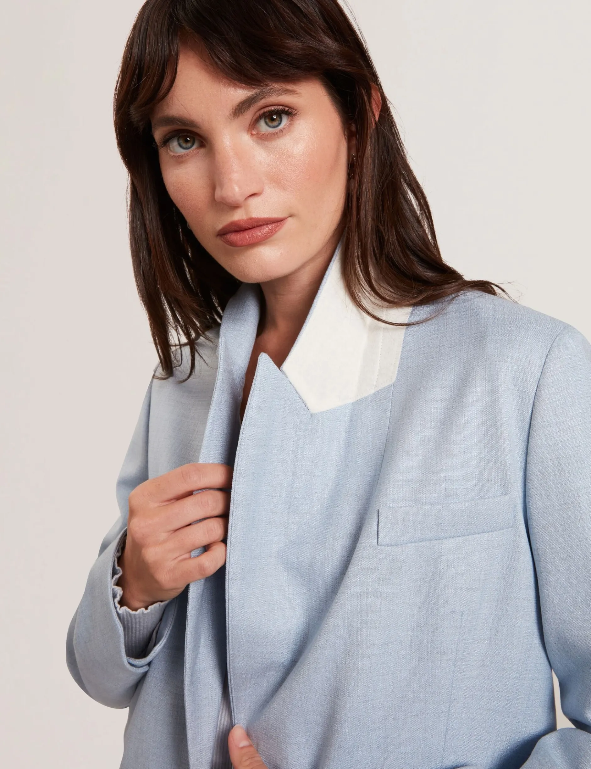Relaxed Tailored Single Breasted Blazer