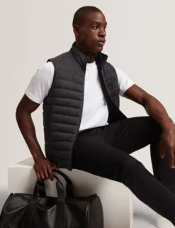 Reversible Fine Knit Quilted Gilet