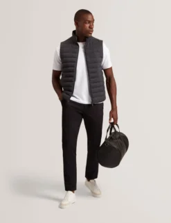 Reversible Fine Knit Quilted Gilet