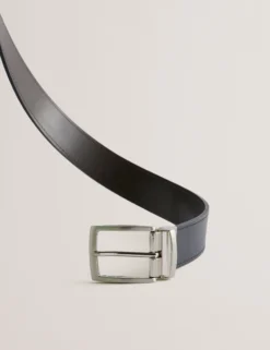 Reversible Textured Leather Belt