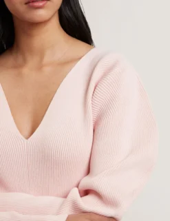 Rib Sculpt Sleeve Sweater
