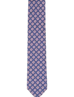 Roundel Print Silk Tie