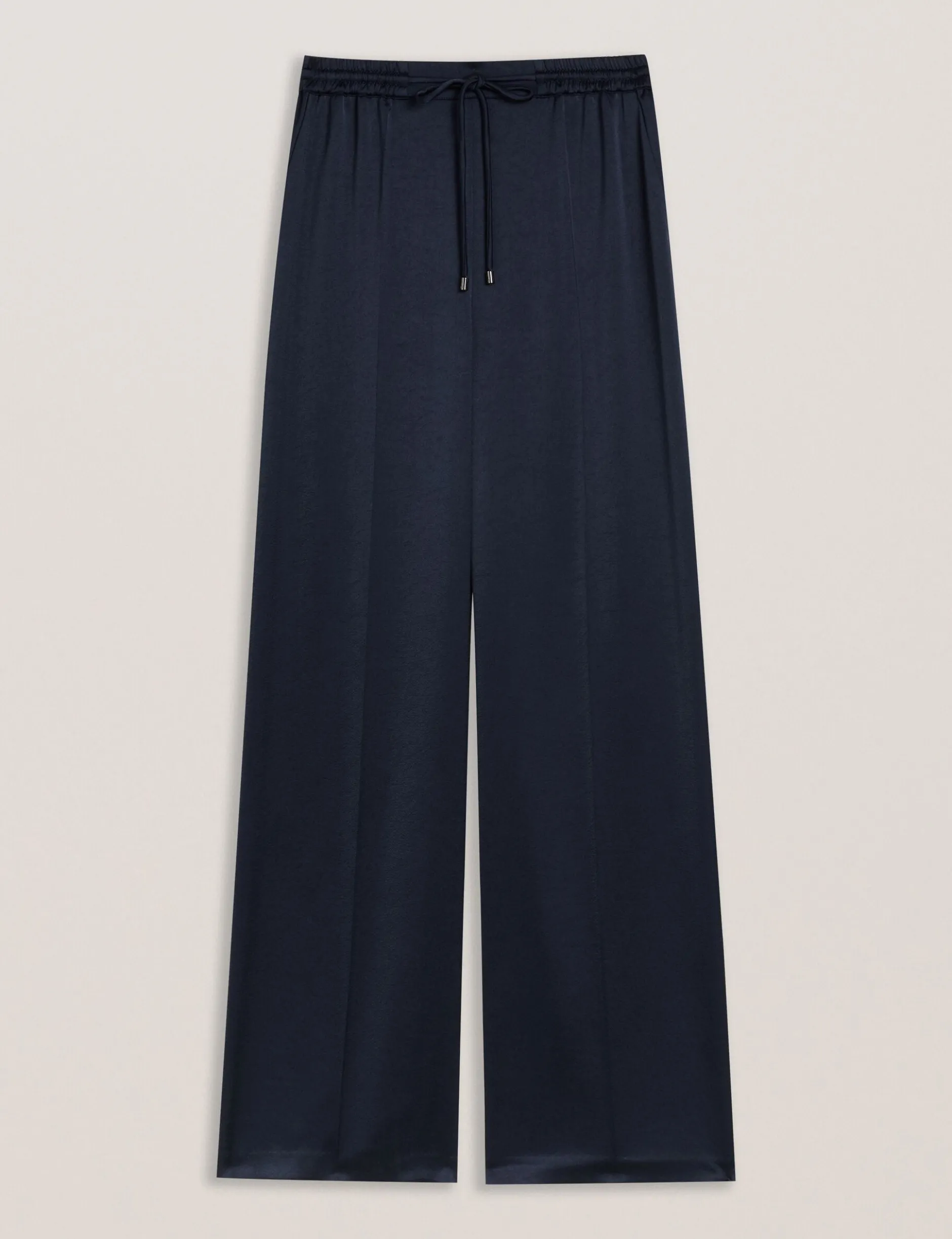 Satin Wide Leg Drawstring Joggers