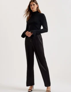 Satin Wide Leg Drawstring Joggers