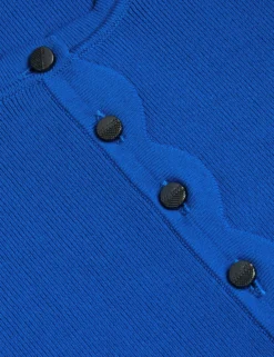 Scallop Trim Cardigan