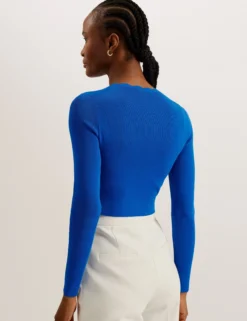 Scallop Trim Cardigan