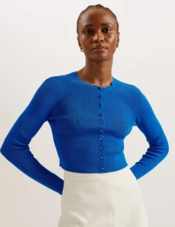 Scallop Trim Cardigan