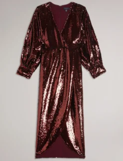 Sequin Midi Dress