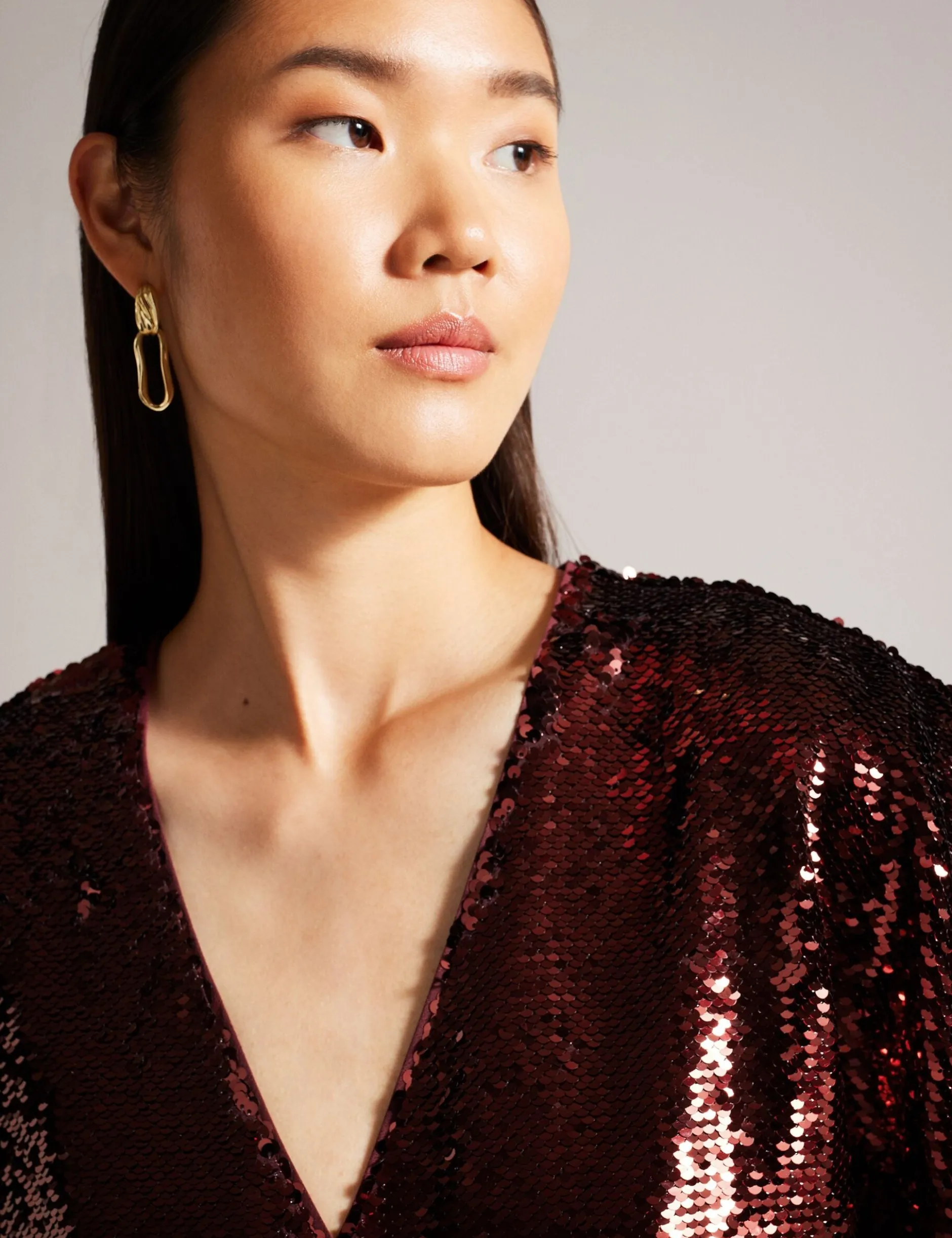 Sequin Midi Dress