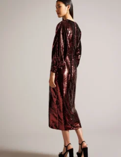 Sequin Midi Dress