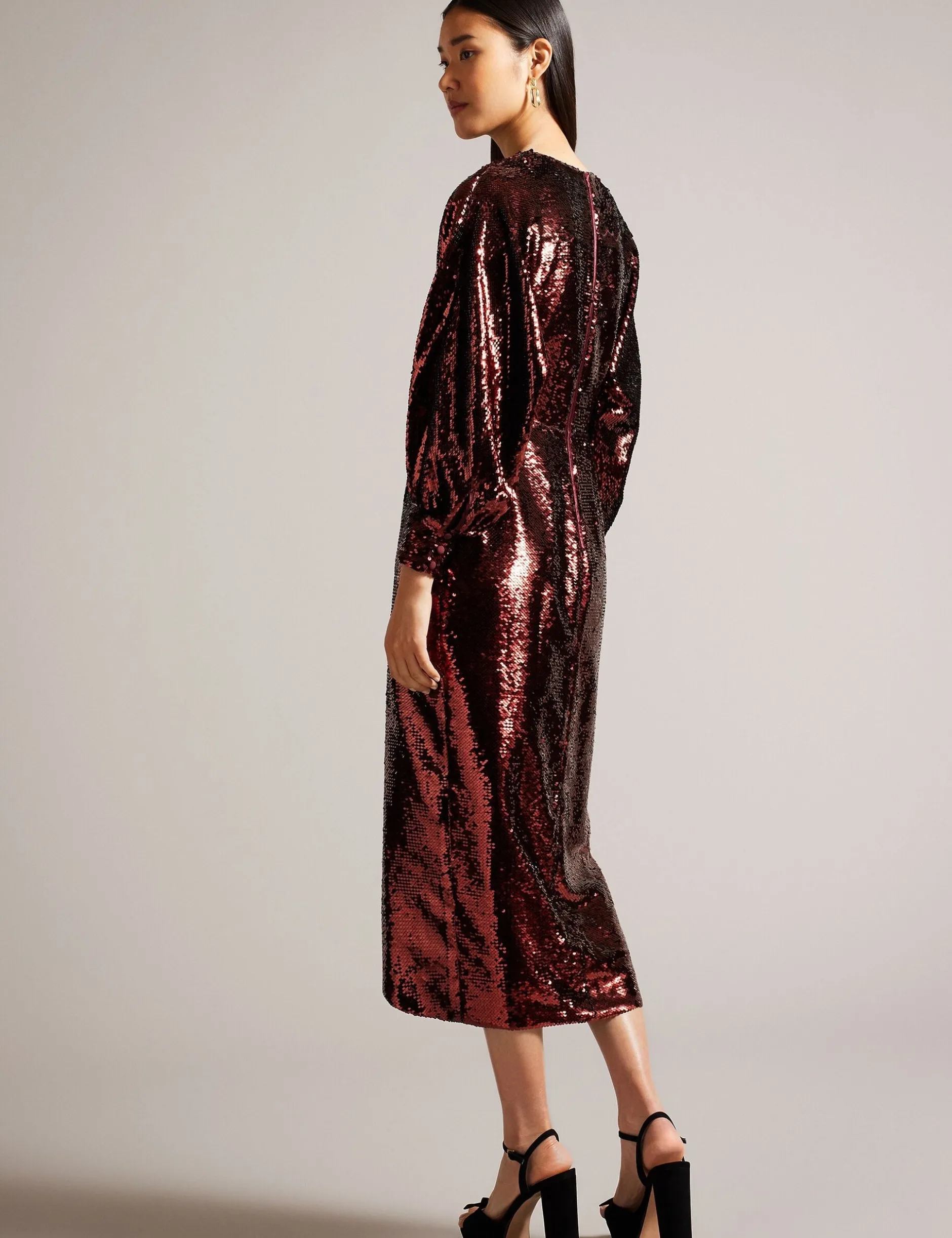 Sequin Midi Dress