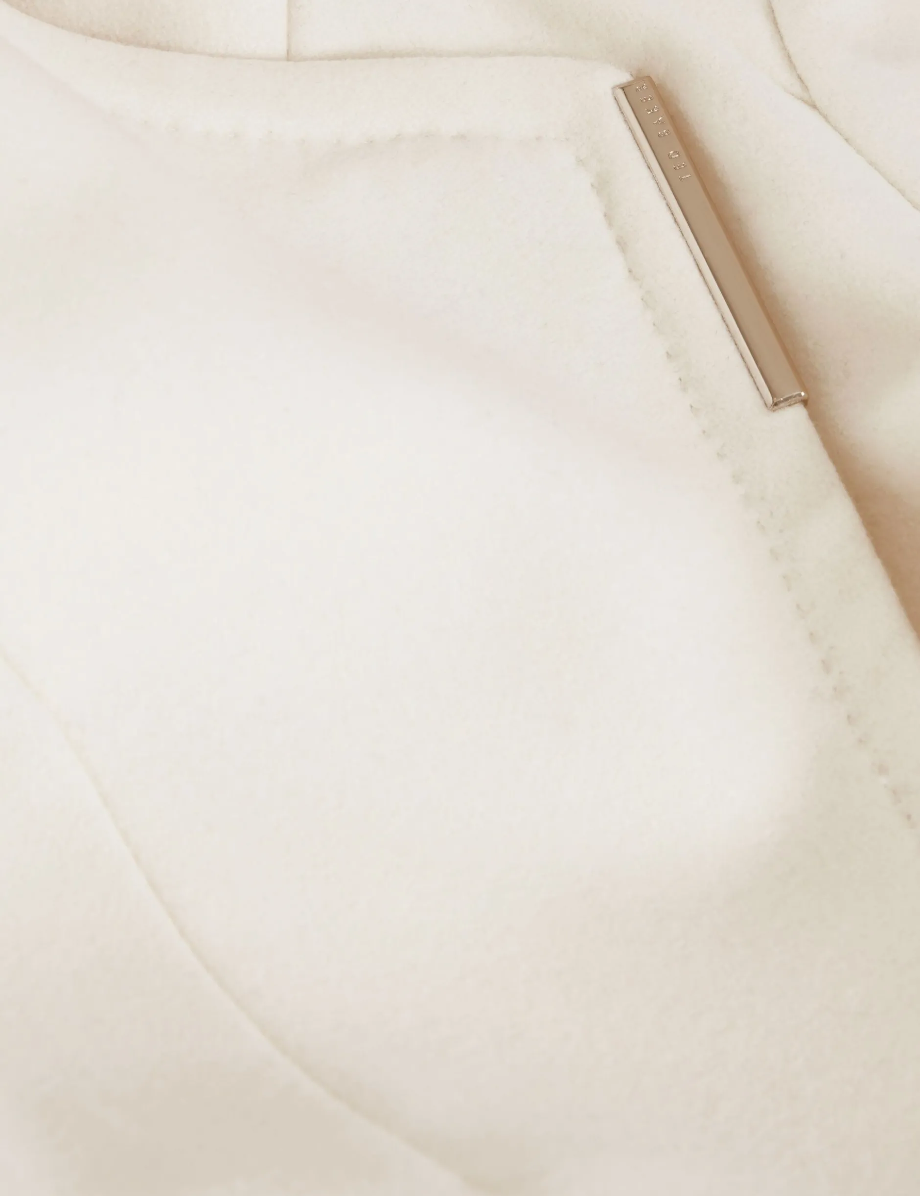Short Belted Wool Wrap Coat