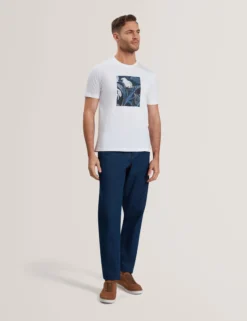 Short Sleeve Box Print Graphic T-Shirt