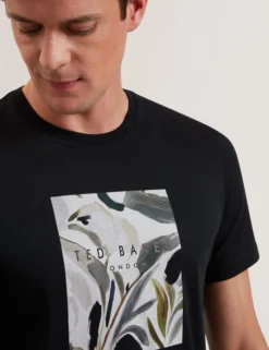 Short Sleeve Box Print Graphic T-Shirt
