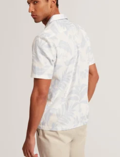 Short Sleeve Relaxed Floral Print Shirt