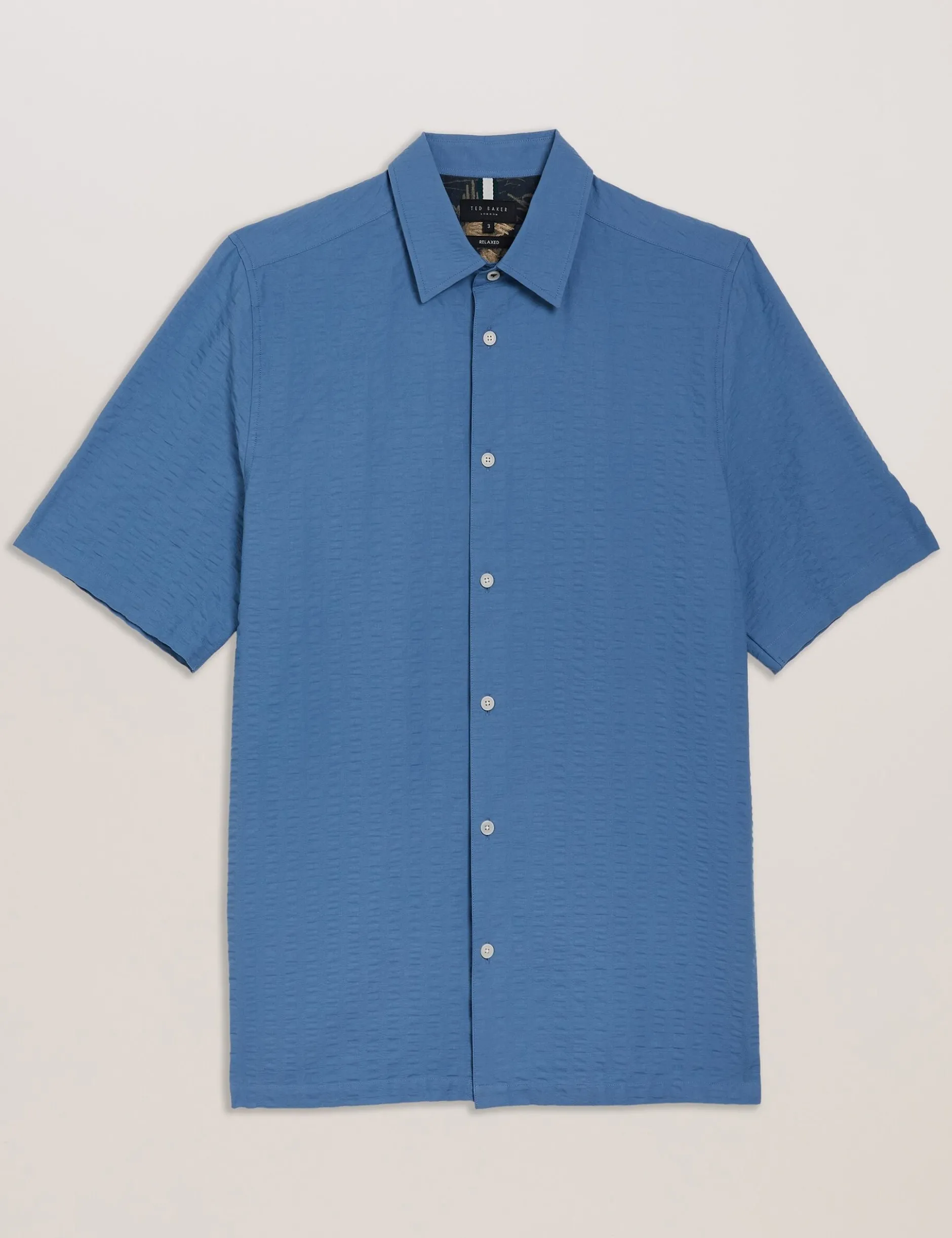 Short Sleeve Seersucker Shirt