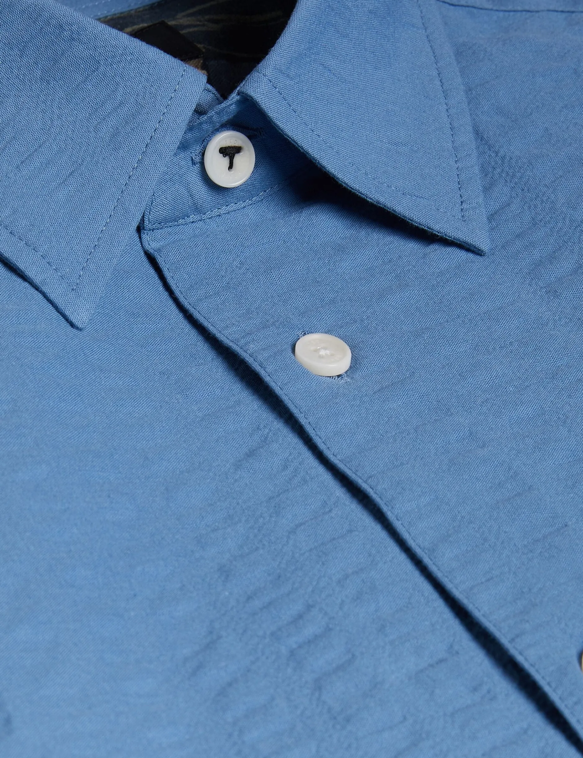 Short Sleeve Seersucker Shirt