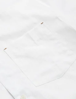 Short Sleeve Textured Linen Cotton Shirt