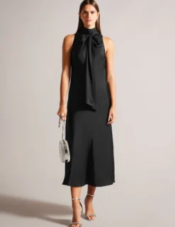 Sleeveless Midi Slip Dress