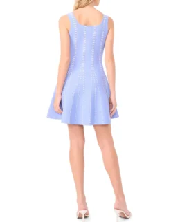 Sleeveless Square Neck Mini Dress