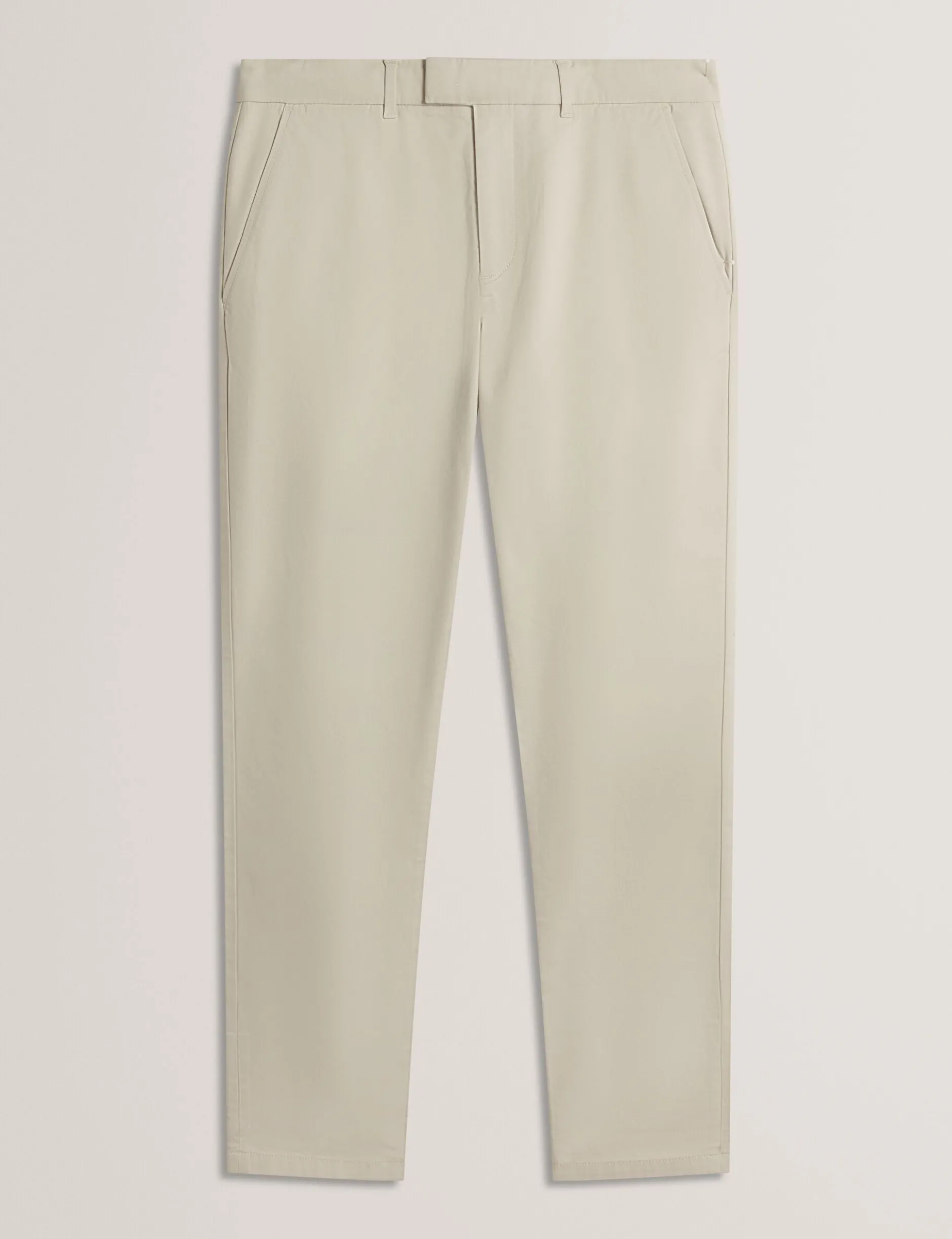 Slim Fit Cotton Blend Chinos