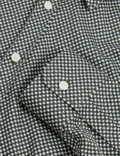 Slim Fit Micro Geometric Print Shirt