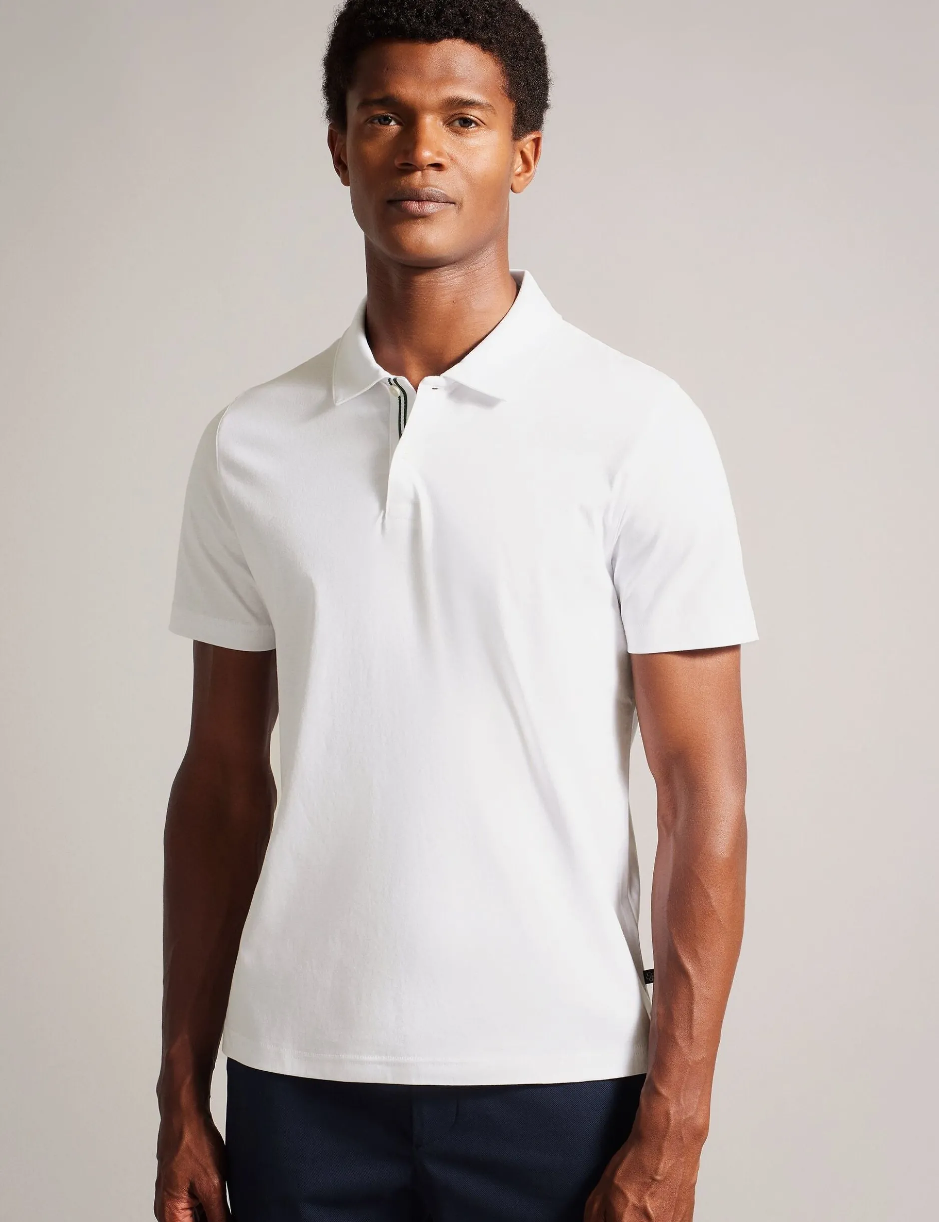 Slim Fit Pure Cotton Polo Shirt
