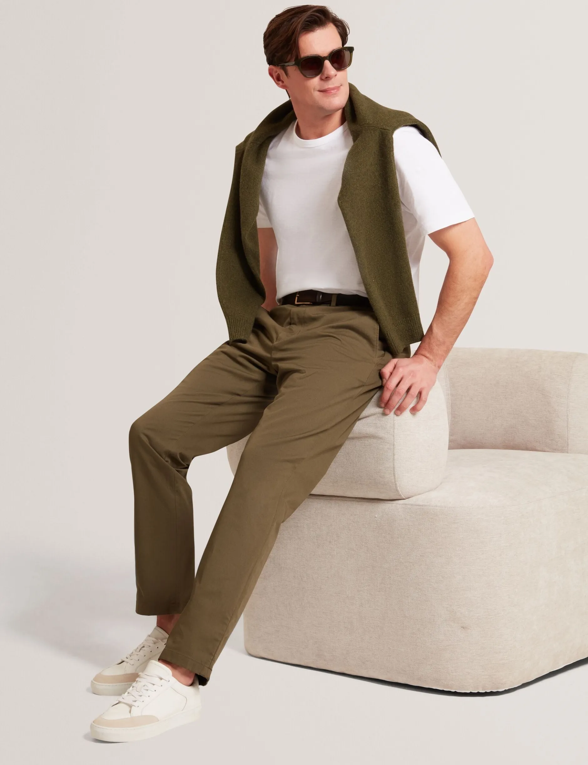 Slim Fit Stretch Cotton Chinos