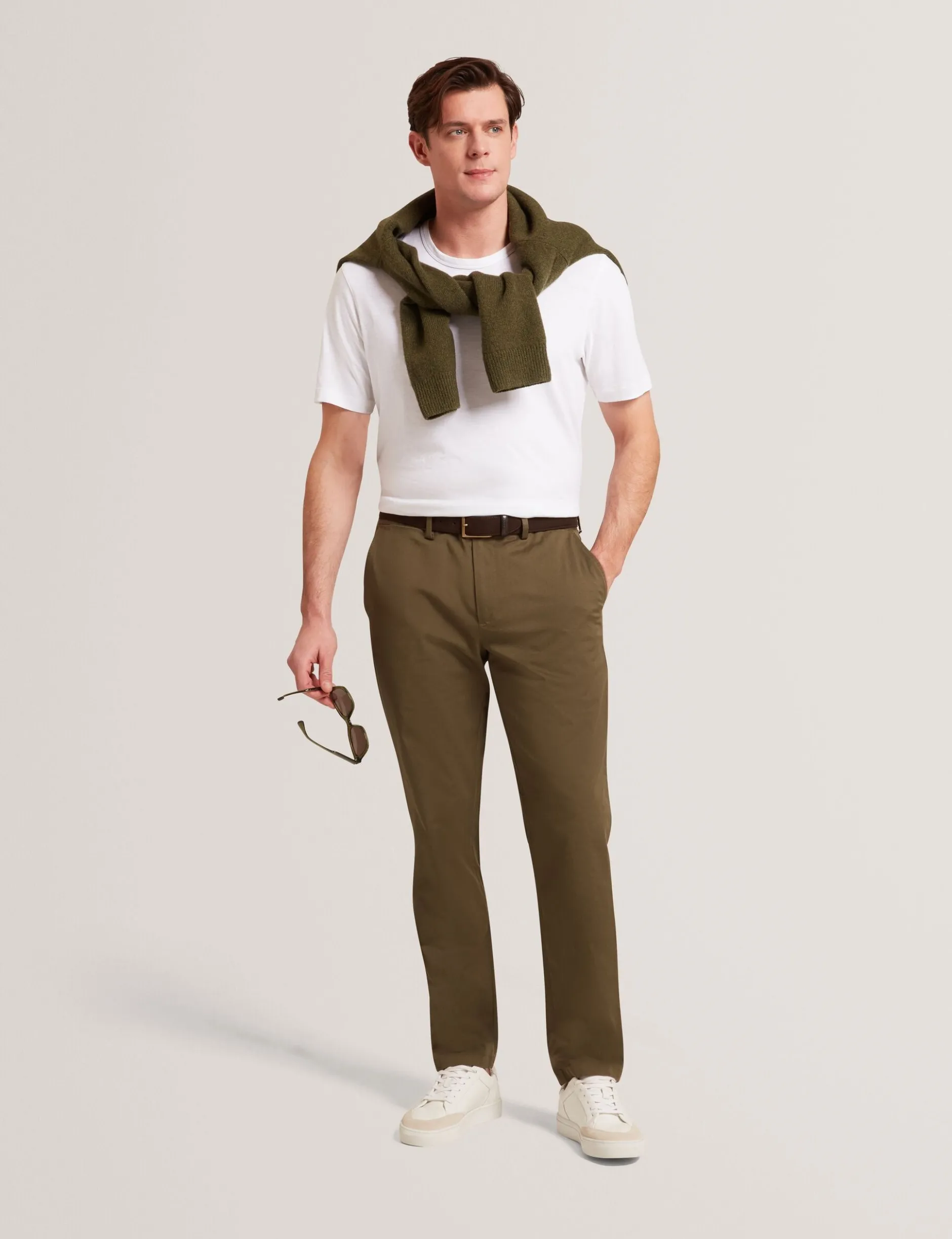 Slim Fit Stretch Cotton Chinos
