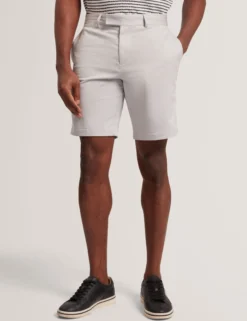 Slim Leg Stretch Cotton Chino Shorts