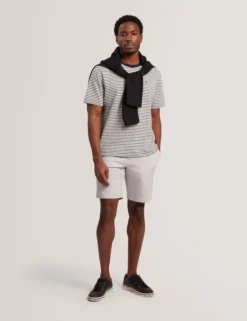 Slim Leg Stretch Cotton Chino Shorts