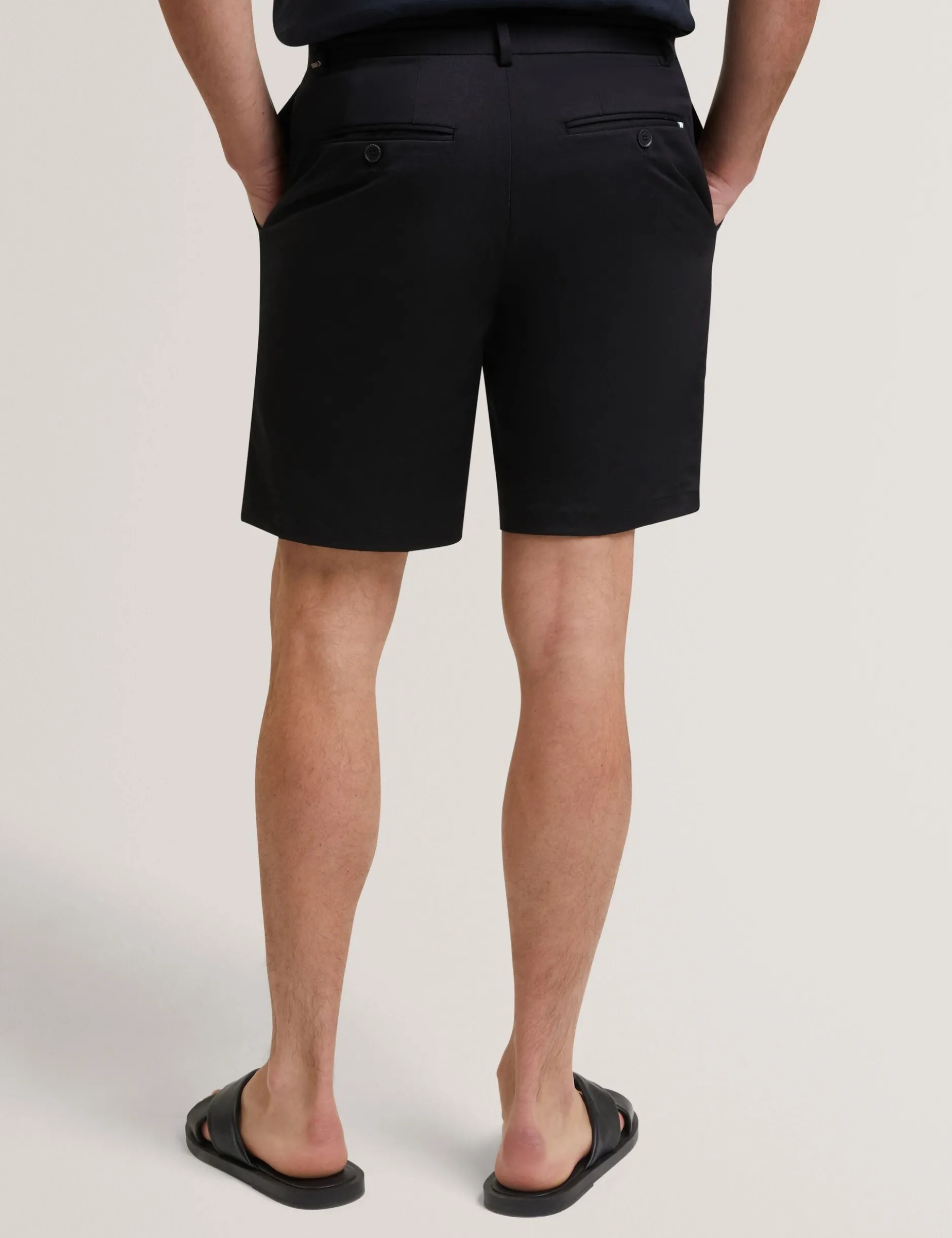 Slim Leg Stretch Cotton Chino Shorts
