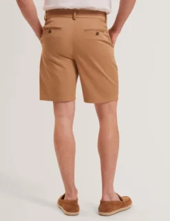 Slim Leg Stretch Cotton Chino Shorts