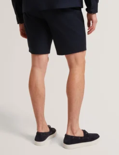 Slim Textured Chino Shorts