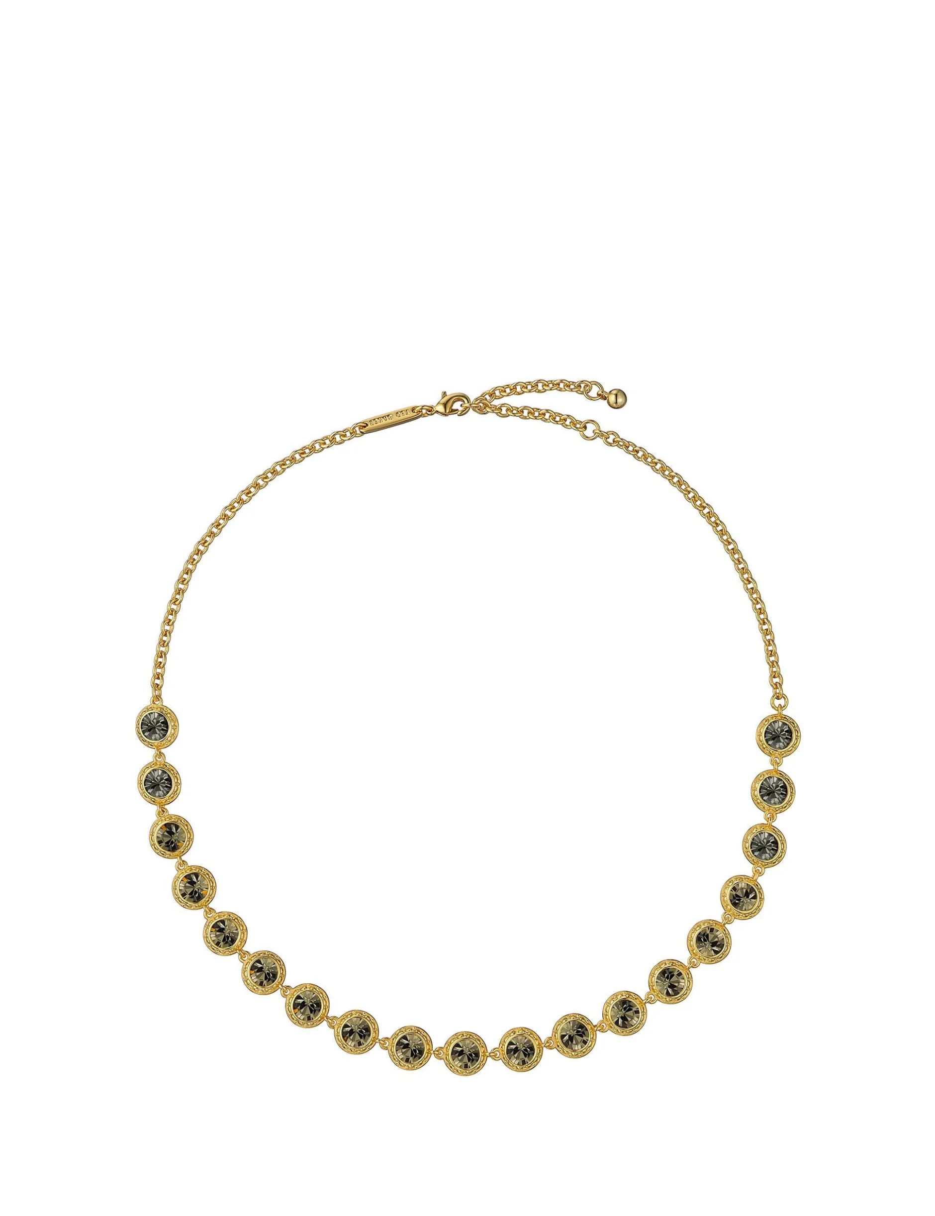 Solitaire Sparkle Crystal Chain Necklace
