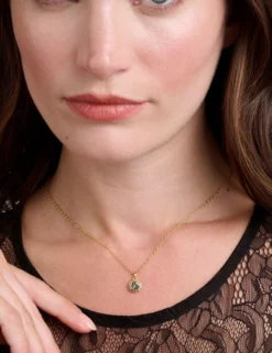 Solitaire Sparkle Crystal Pendant Necklace