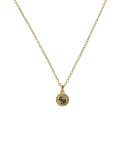 Solitaire Sparkle Crystal Pendant Necklace