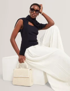 Square Neck Knitted Vest Top