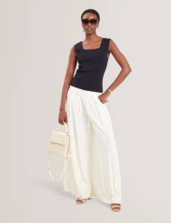 Square Neck Knitted Vest Top