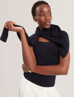 Square Neck Knitted Vest Top