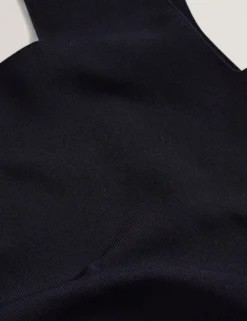 Square Neck Knitted Vest Top