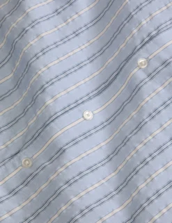 Striped Woven Long Sleeve Shirt