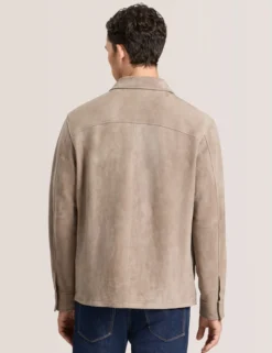Suede Shirt Jacket