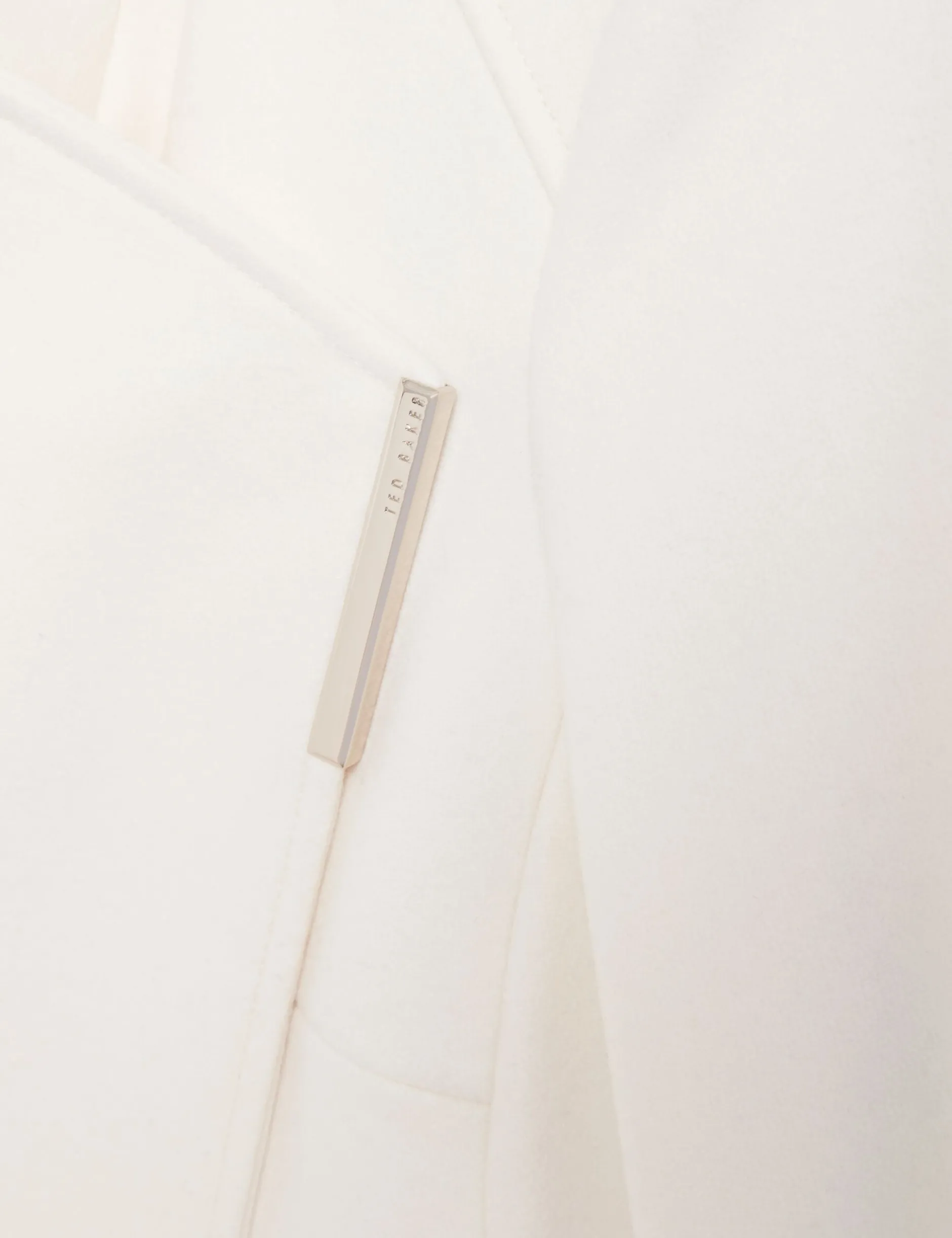 Tailored Cropped Wool Wrap Jacket