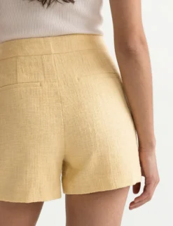 Tailored Woven Straight Leg Shorts