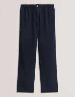 Tapered Leg Woven Pull-On Trousers