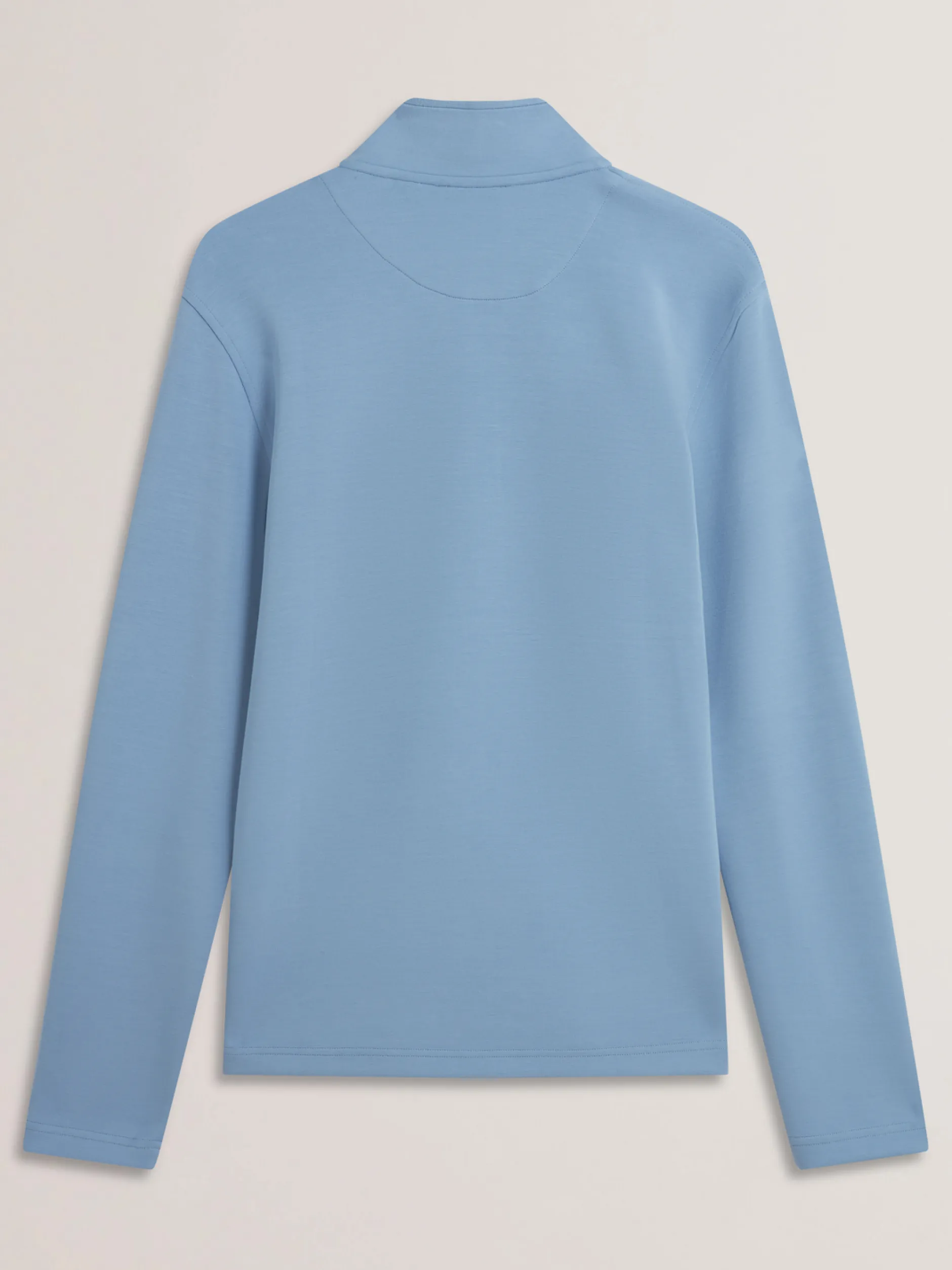 Textured Panel Half-Zip Modal Sweatshirt
